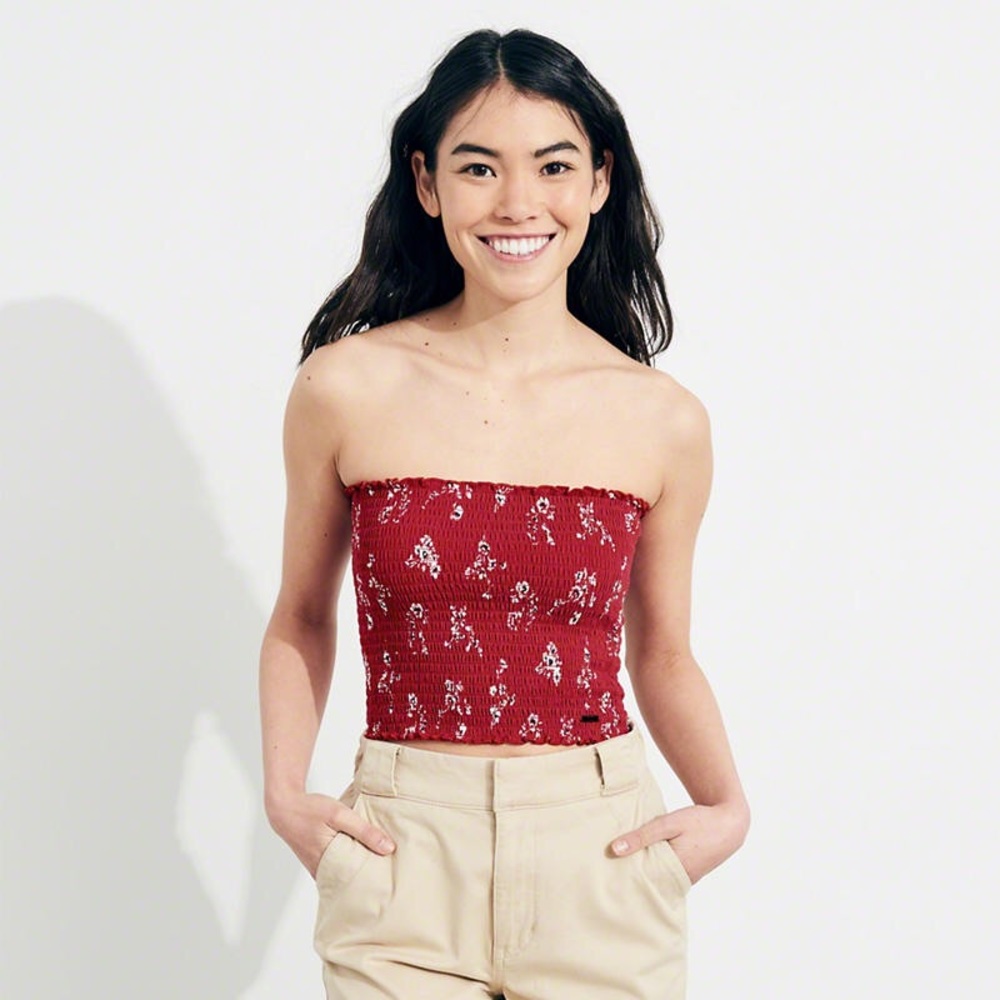 Hollister Must-Have Crop Tube Top